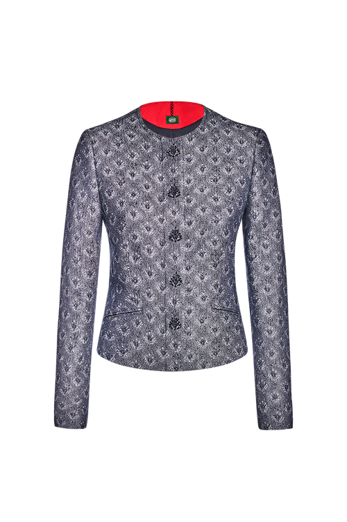 Jacquard-Jacke