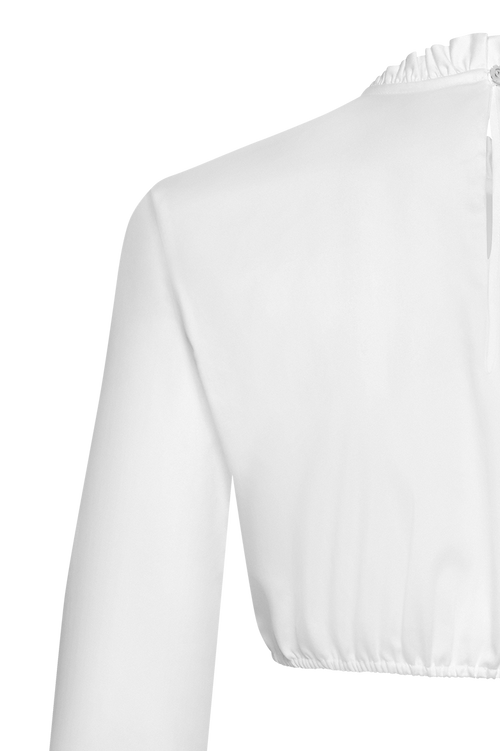 Dirndlbluse mit Rosen