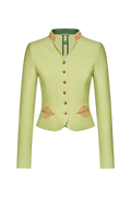 Walkjacke mit Hirschleder - Miniatur 1