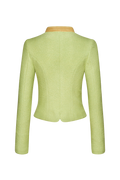 Walkjacke mit Hirschleder - Miniatur 2