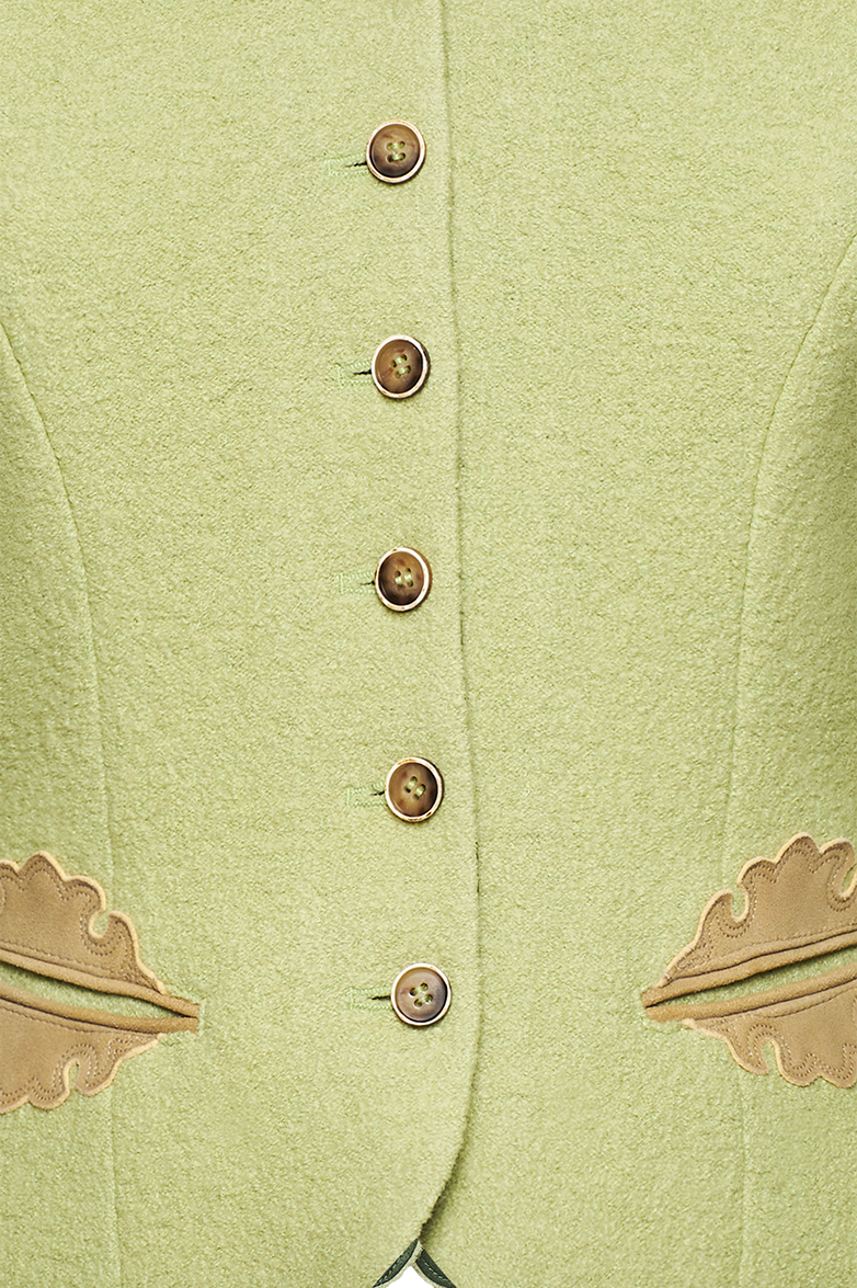 Walkjacke mit Hirschleder - Bild 4