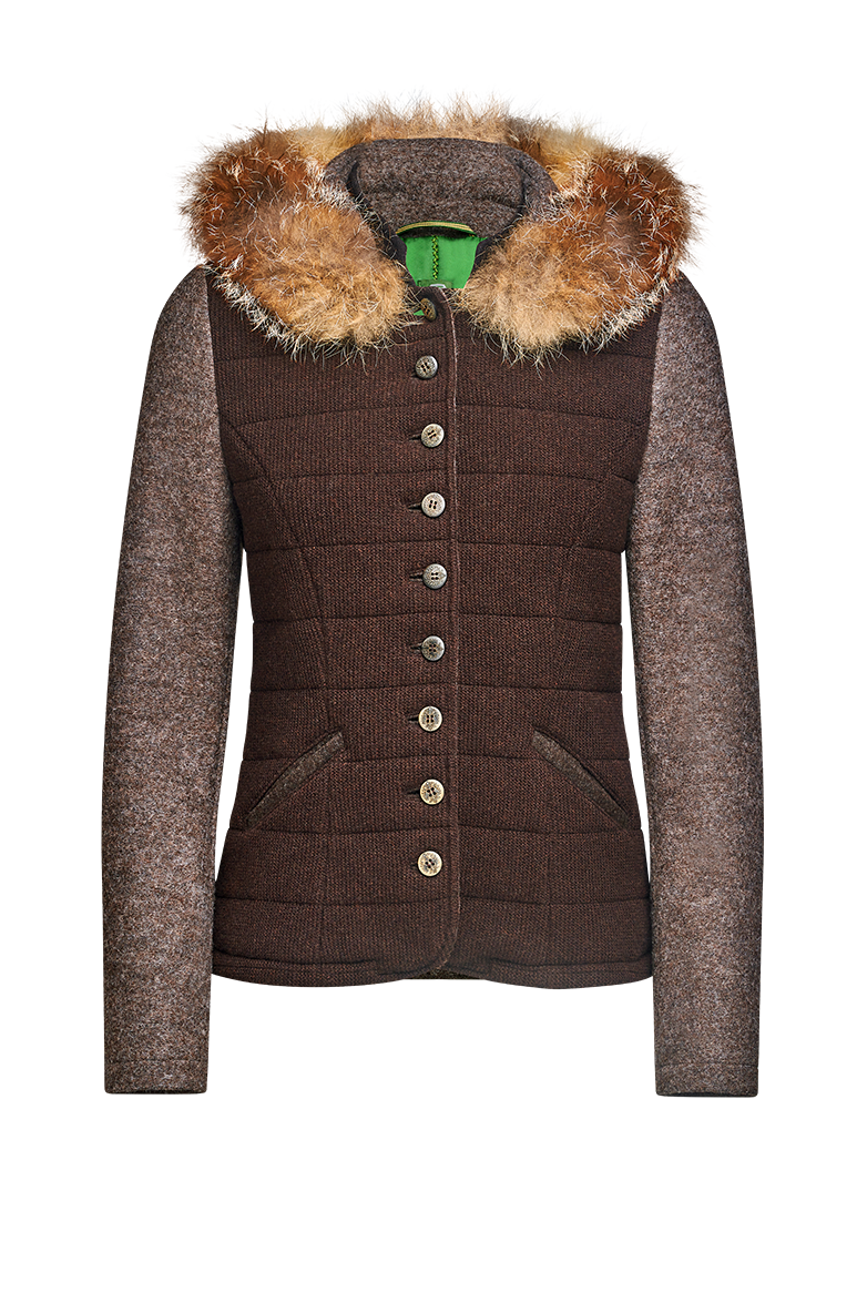 Stepp-Strickjacke mit Walk und Fuchs - Bild 7