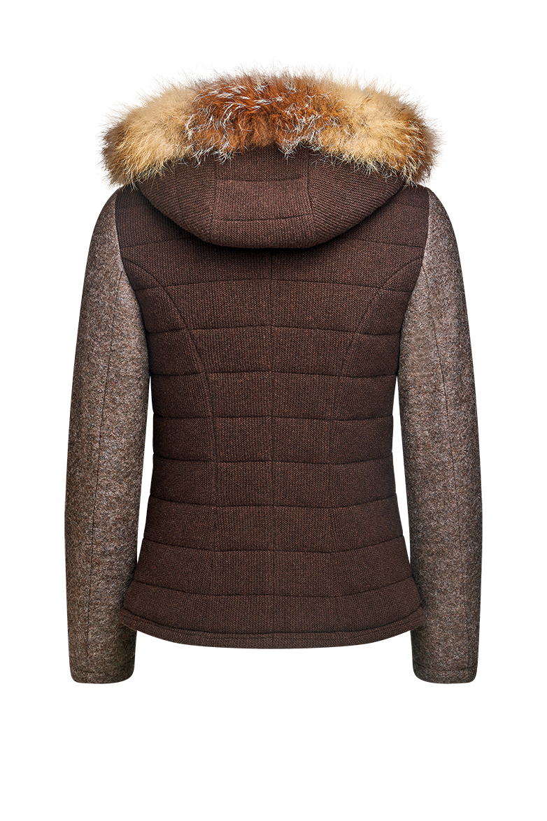 Stepp-Strickjacke mit Walk und Fuchs - Bild 8