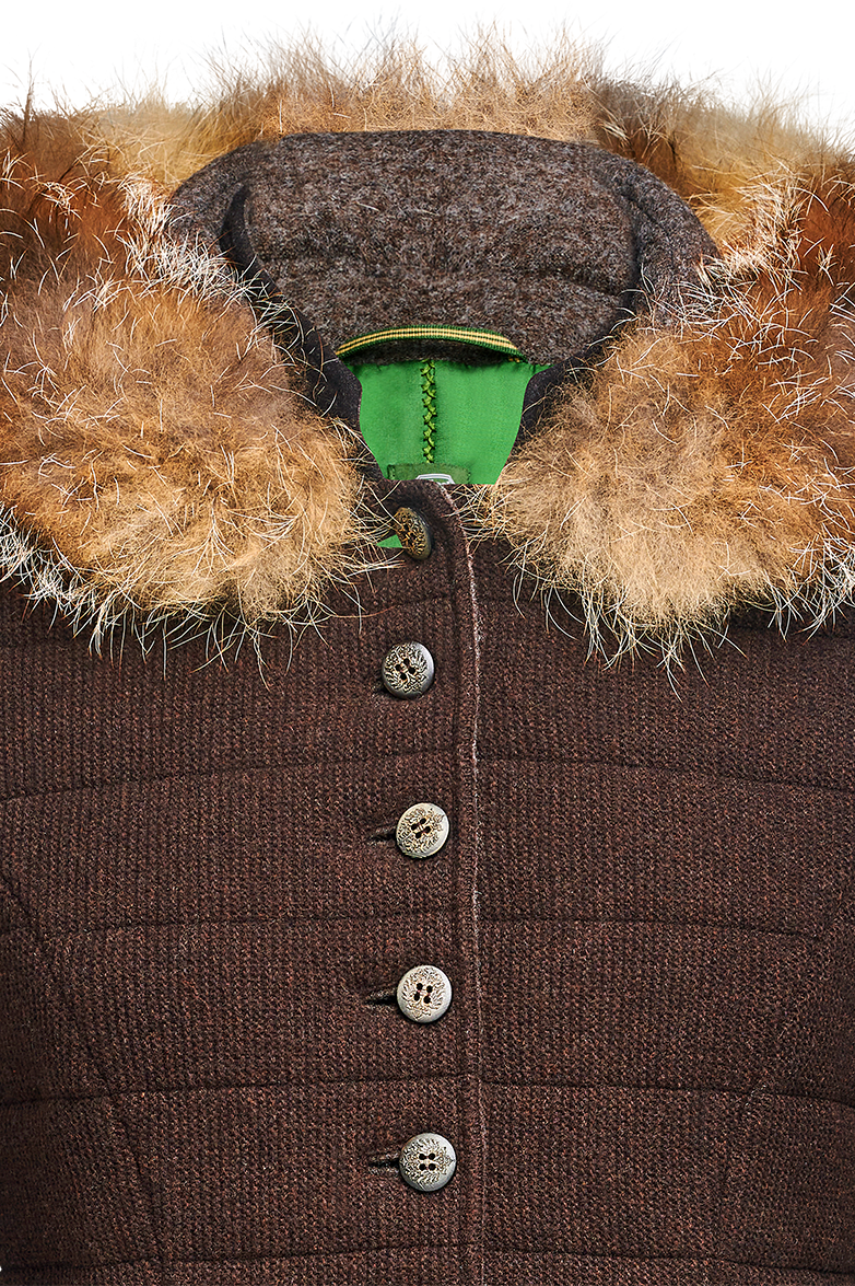 Stepp-Strickjacke mit Walk und Fuchs - Bild 9