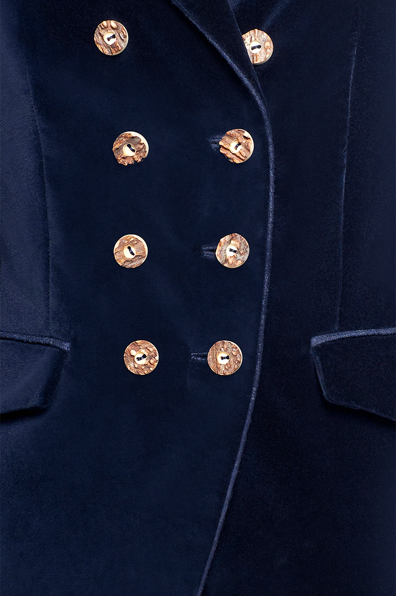 Samtjacke mit Revers - Bild 4