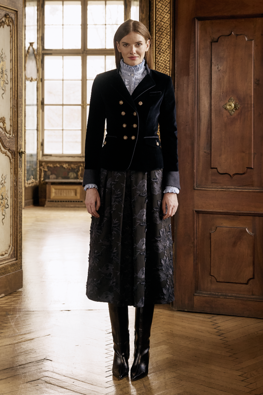 Samtjacke mit Revers - Bild 7