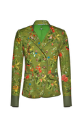 Florale Stehkragenjacke - Miniatur 1