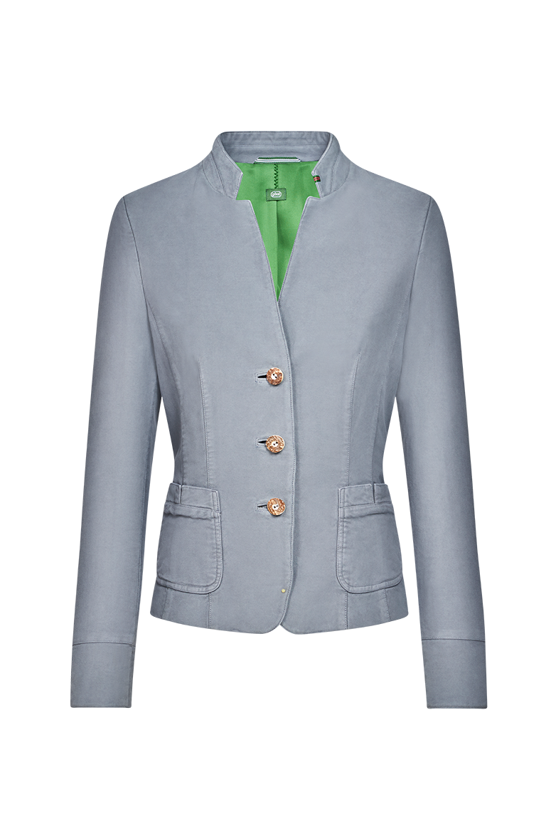 Patinierte Stehkragen-Jacke - Bild 1