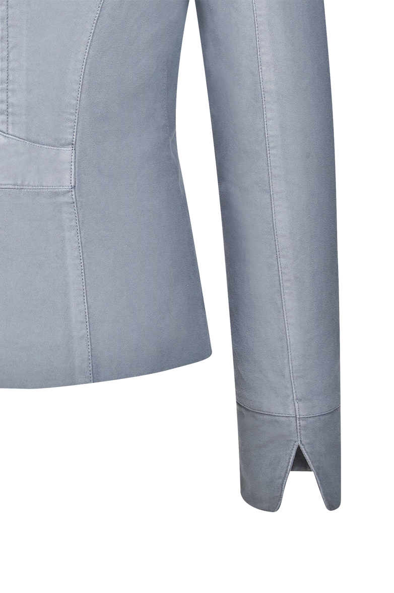 Patinierte Stehkragen-Jacke - Bild 6