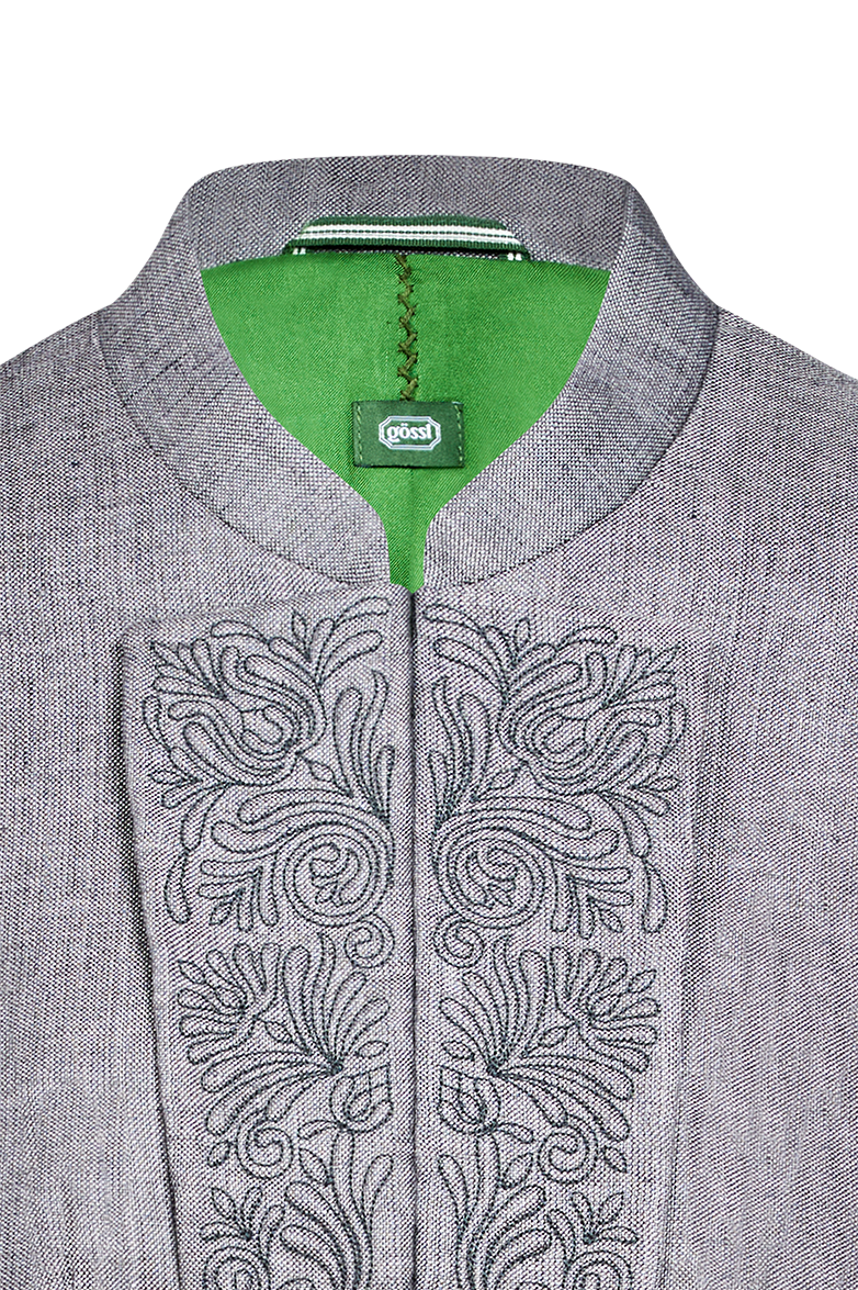 Jacke mit Lederhosen-Stickerei - Bild 3