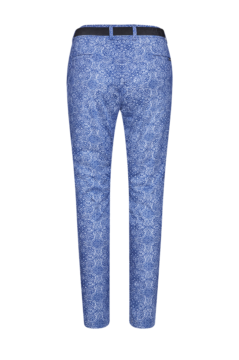 Chinohose mit Ornamentdruck - Bild 2