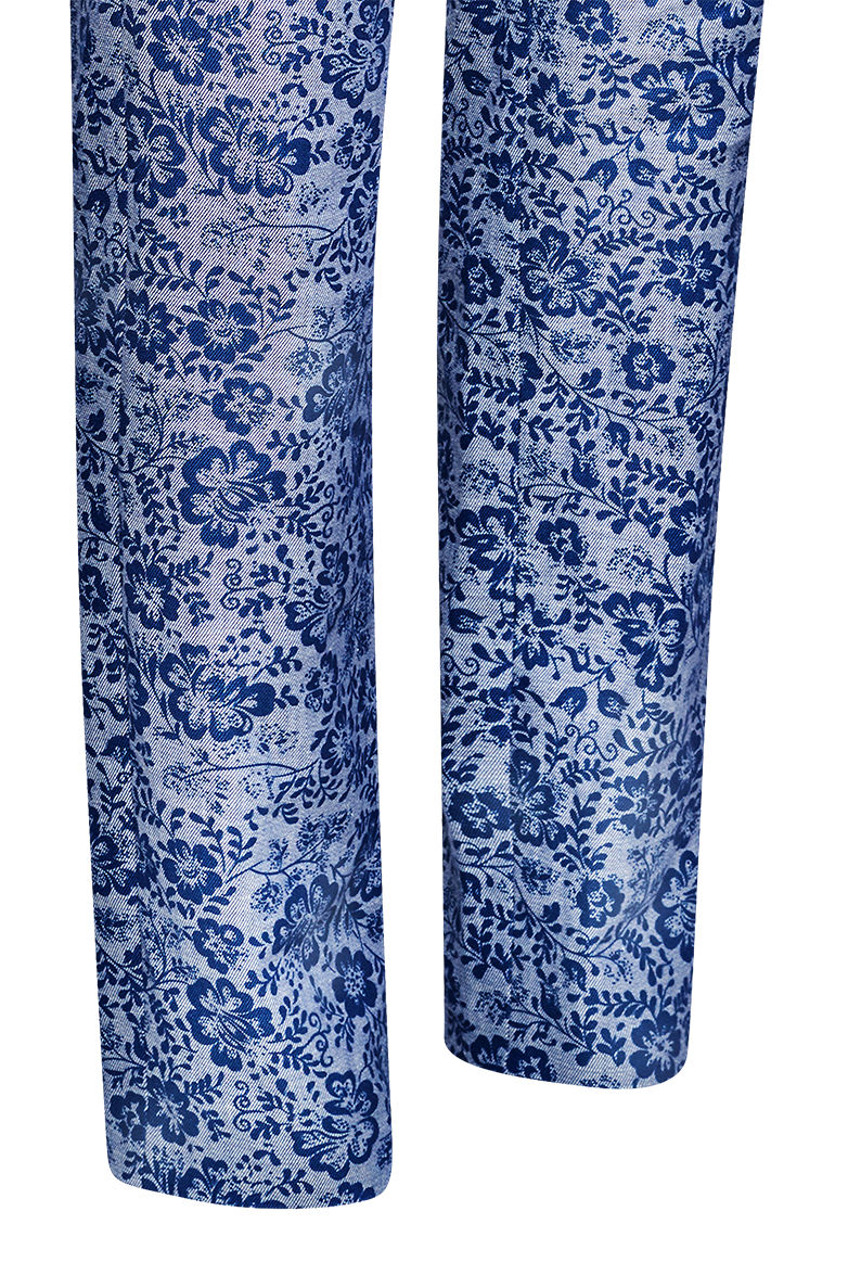 Chino-Hose mit Modelmuster - Bild 4