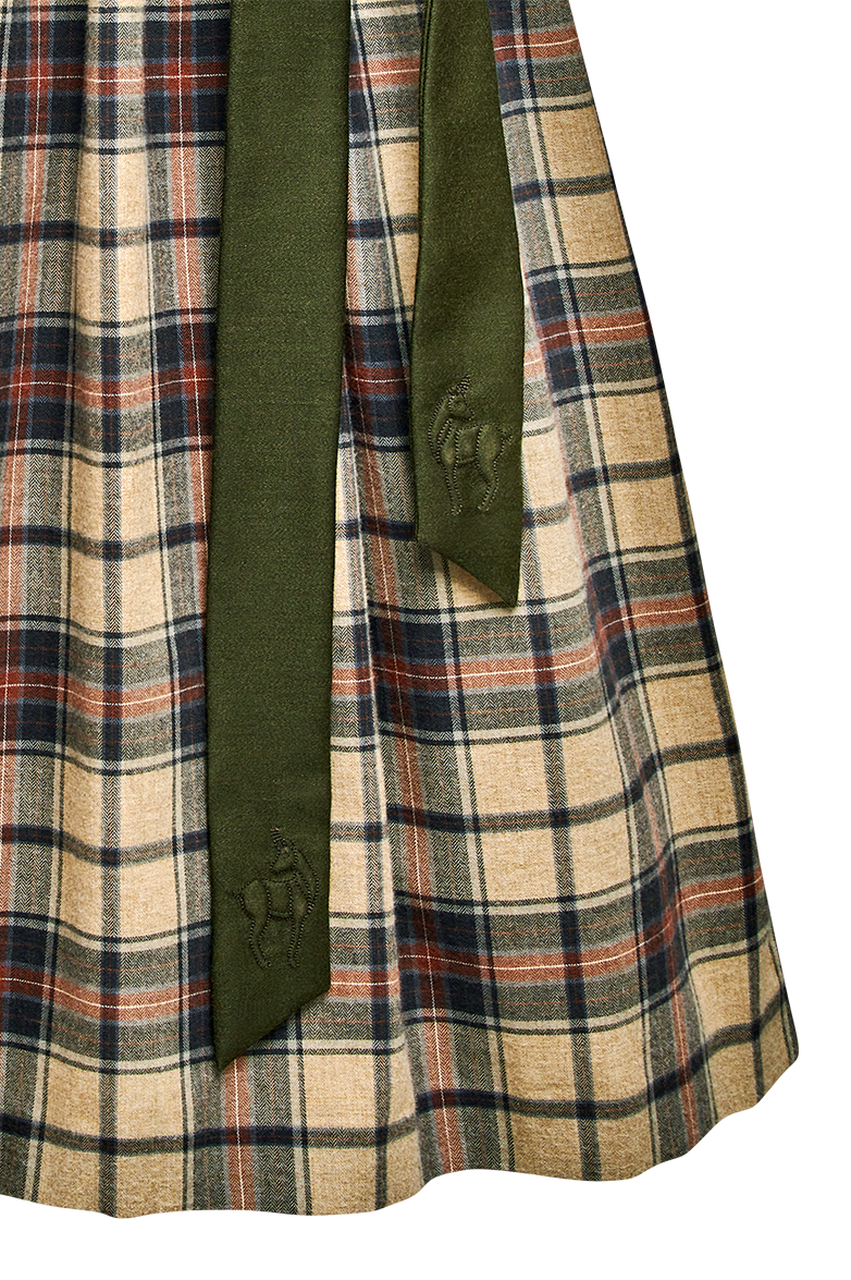 Jagd-Schürze mit Klassik-Karo - Bild 3