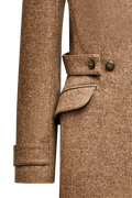 Mantel aus Loden mit Pelz - Miniatur 4