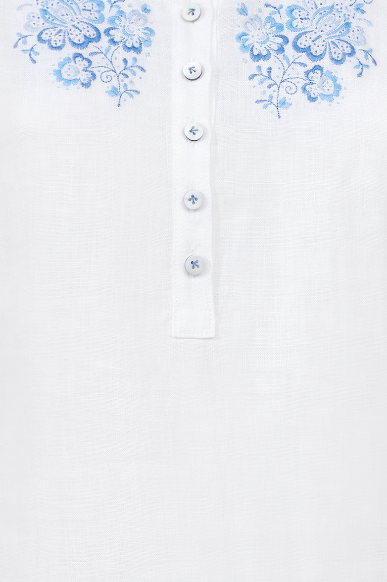 Model-Shirt mit Flachstichstickerei - Bild 4