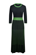 Strickkleid mit gestrickten Biesen - Miniatur 1
