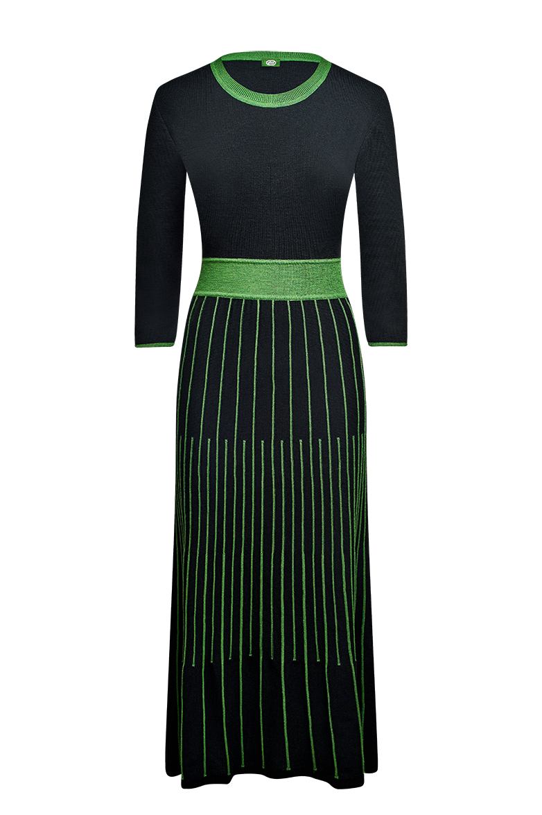 Strickkleid mit gestrickten Biesen - Bild 1