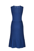 Tailliertes Kleid mit kunstvollen Strickmustern - Miniatur 2