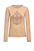 Strickpullover mit Doppeladler-Intarsie - Miniatur 1