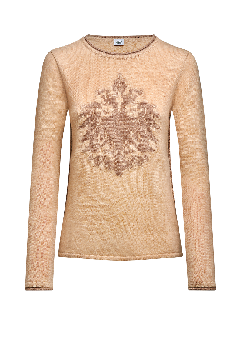 Strickpullover mit Doppeladler-Intarsie - Bild 1