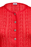 Jacke in plattiertem Strick - Miniatur 3