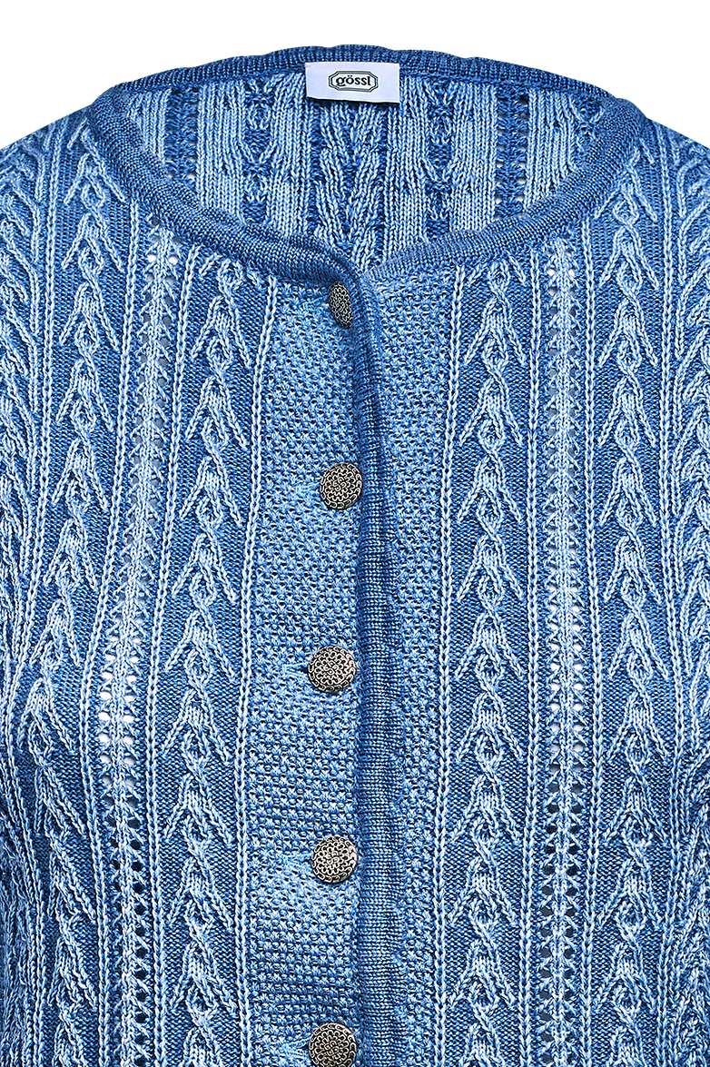 Jacke in plattiertem Strick - Bild 9