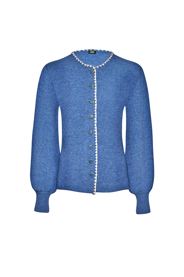 Strickjacke mit Glockenärmel - Bild 1