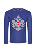 Strickpullover mit Doppeladler-Intarsie - Miniatur 7