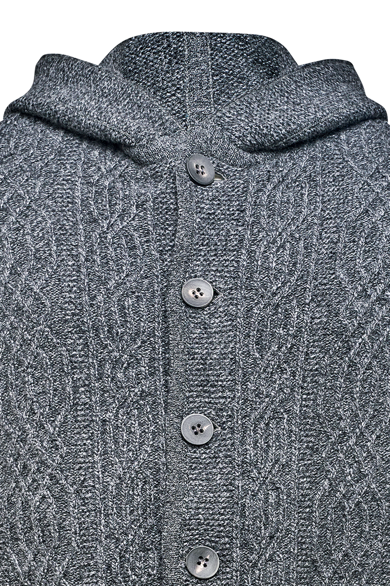 Strickjacke mit Kapuze - Bild 3