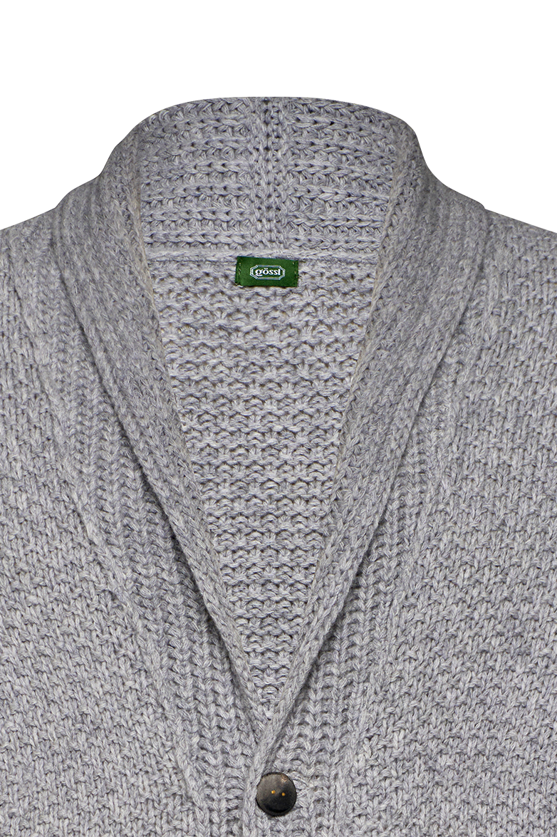 Strickjacke mit Schalkragen - Bild 3