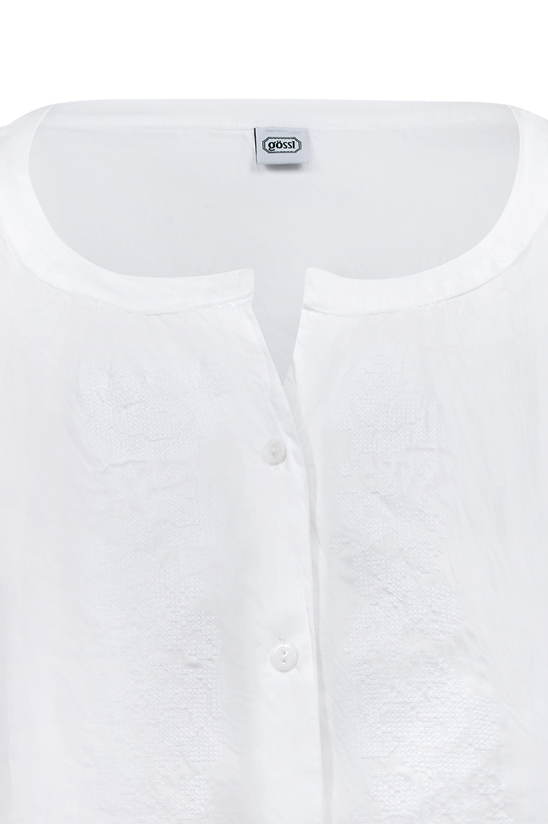 Bluse mit Rosenstickerei - Bild 3