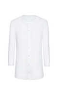 Klassische Bluse mit gestickter Margerite - Miniatur 1