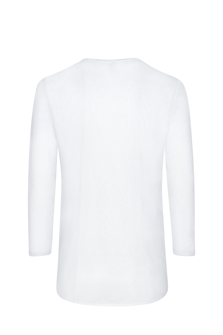 Klassische Bluse mit gestickter Margerite - Bild 2