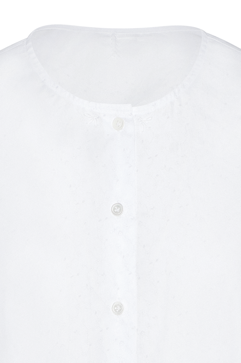Klassische Bluse mit gestickter Margerite - Bild 3