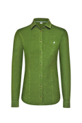 Bluse mit kontrastreicher Gamsstickerei - Miniatur 1