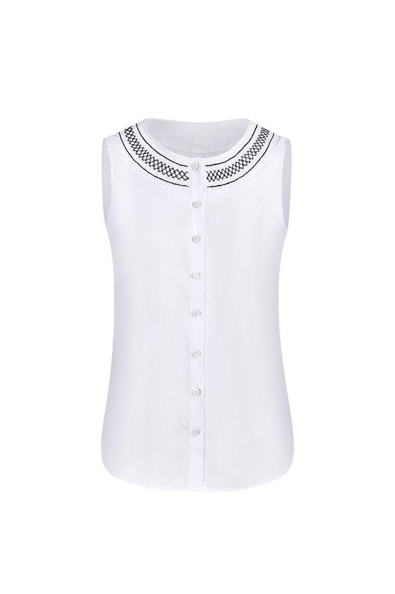 Stehfaltenbluse - Bild 1
