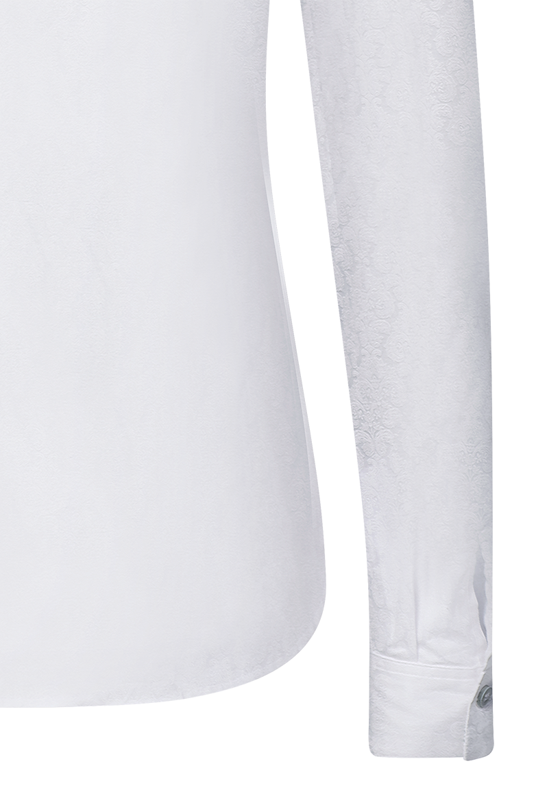 Ornament-Bluse weiß/weiß - Bild 6
