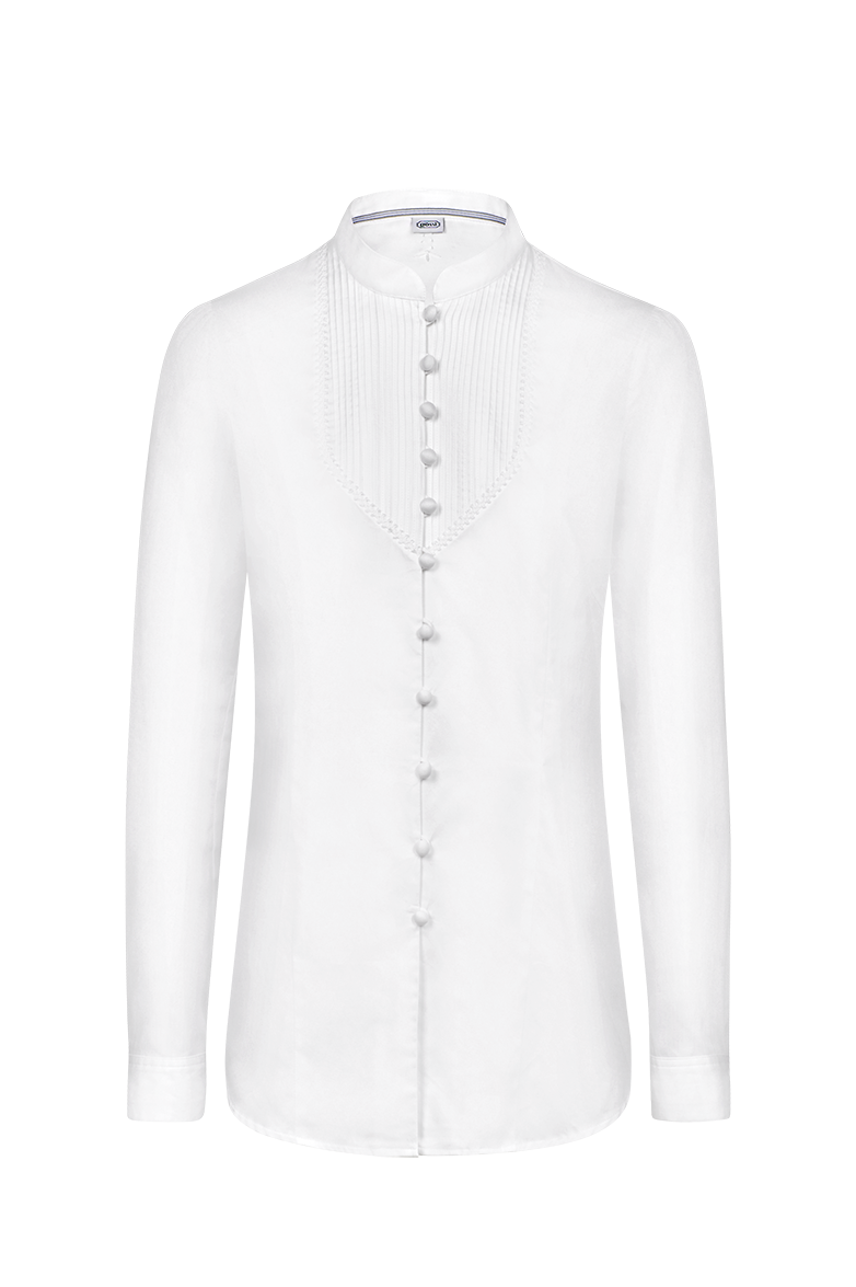 Plastron-Bluse - Bild 1