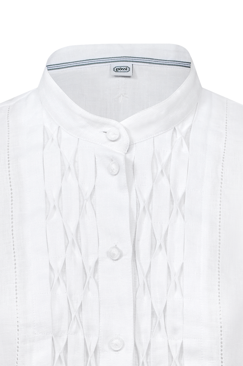 Bluse mit prachtvollem Waffelsmok - Bild 3