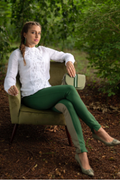 Bluse mit prachtvollem Waffelsmok - Miniatur 7