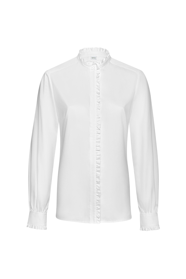 Bluse mit feinen Rüschen - Bild 1