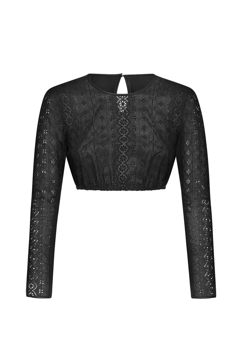 Lochstich-Dirndlbluse - Bild 7