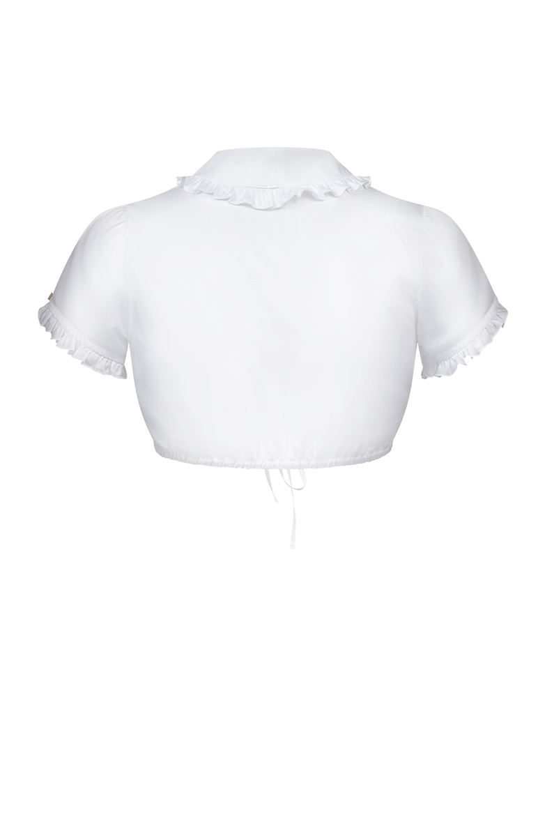 Dirndlbluse mit Schalfacon-Kragen - Bild 2