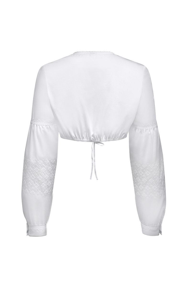 Dirndlbluse Edition aus Baumwollsatin - Bild 2