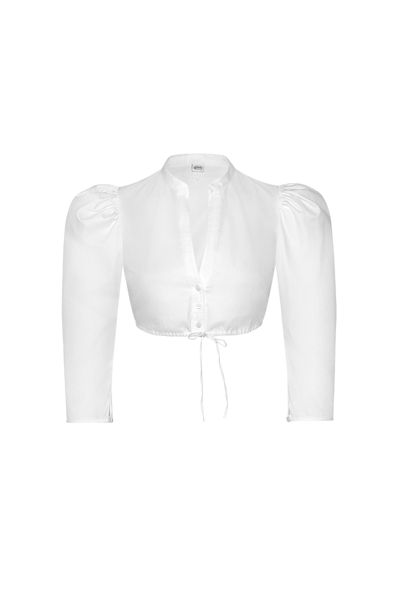 Dirndlbluse mit Puffärmel - Bild 1