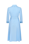 Hemdblusenkleid mit Modelstickerei - Miniatur 2