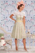 Millefleurskleid mit Modelmuster - Miniatur 7