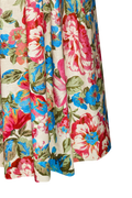 Blusenkleid mit floralem Leinenrock - Miniatur 5