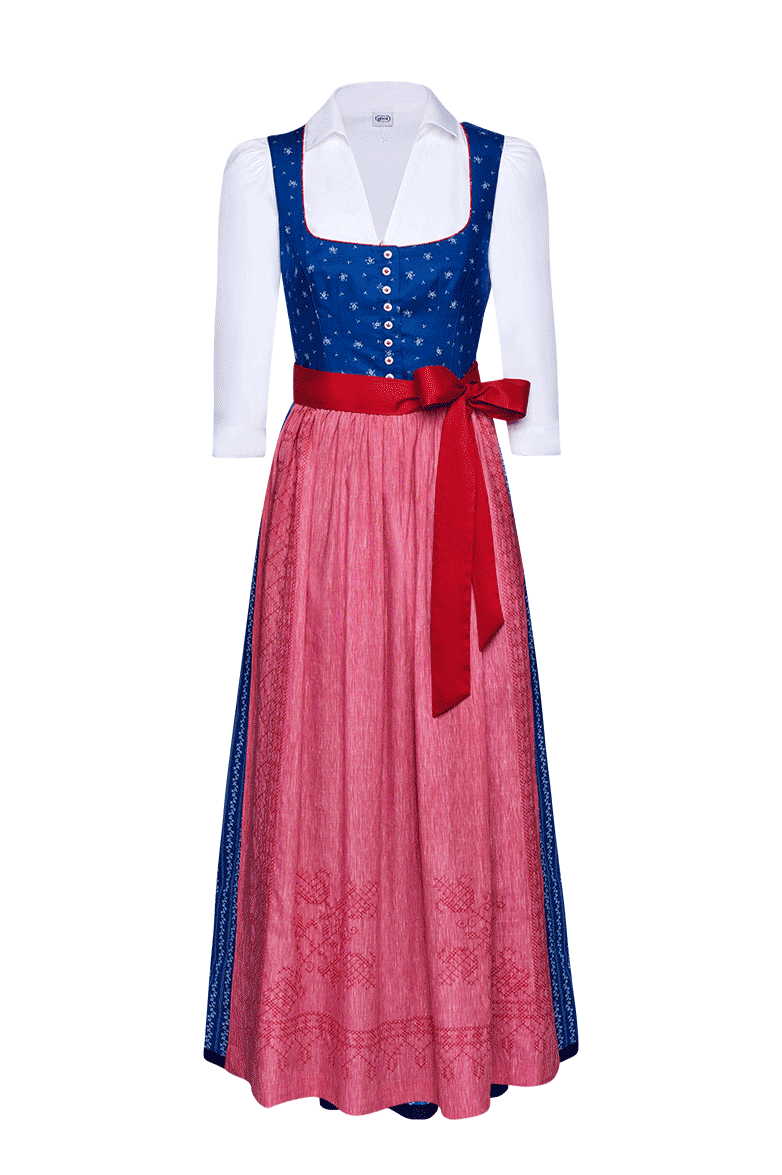 langes Ranken Dirndl - Bild 3