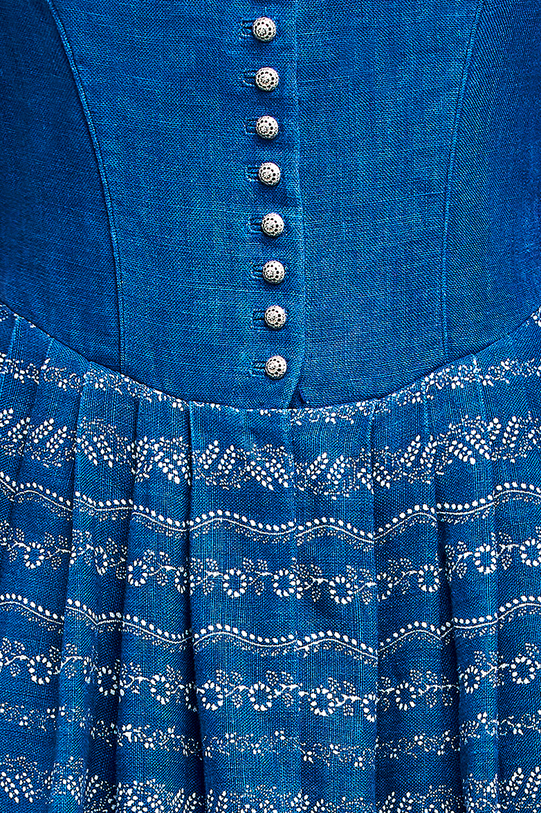 Dirndl aus Blaudruckleinen - Bild 6